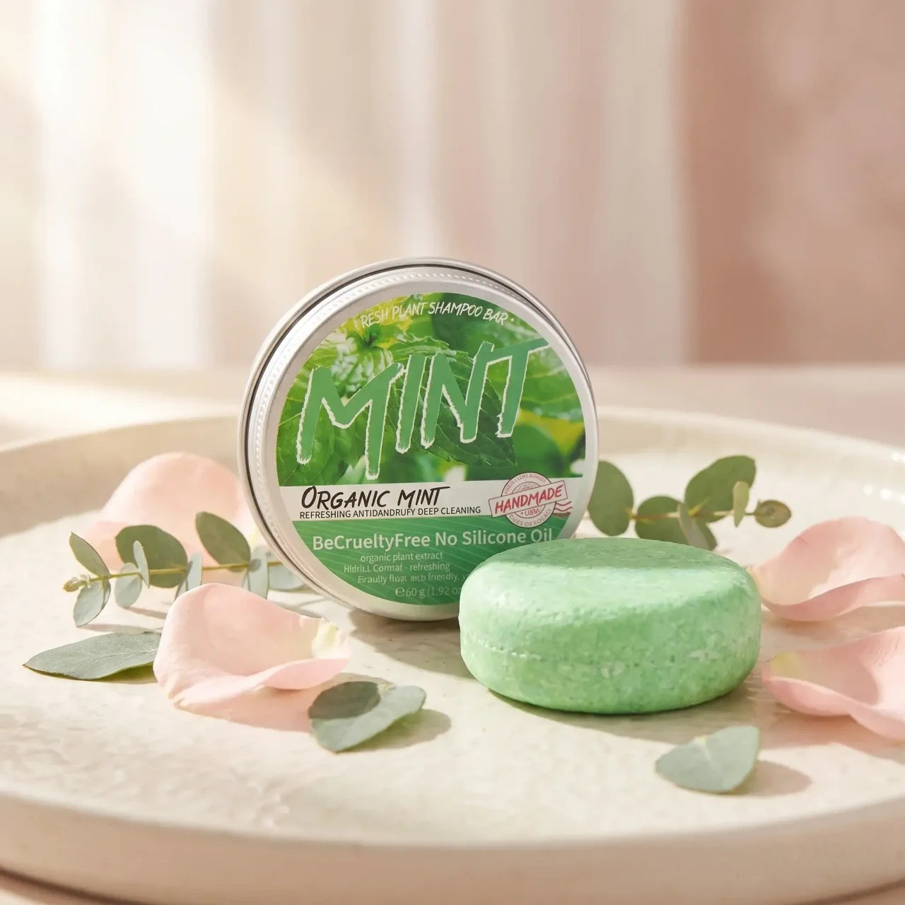 Natural botanical shampoo bar