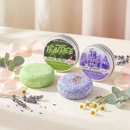 Natural botanical shampoo bar