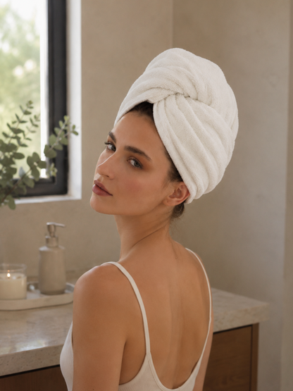 Microfibre Hair Towel Wrap – QuickDry Hair Turban